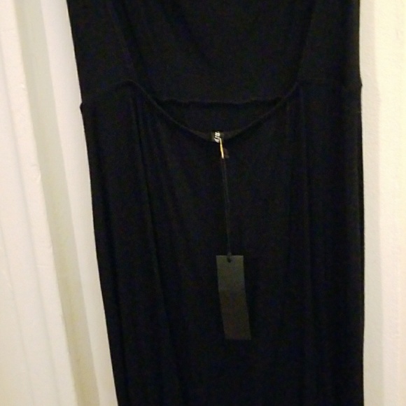 NWT Henry Duarte plunging low back jersey dress - Picture 5 of 7